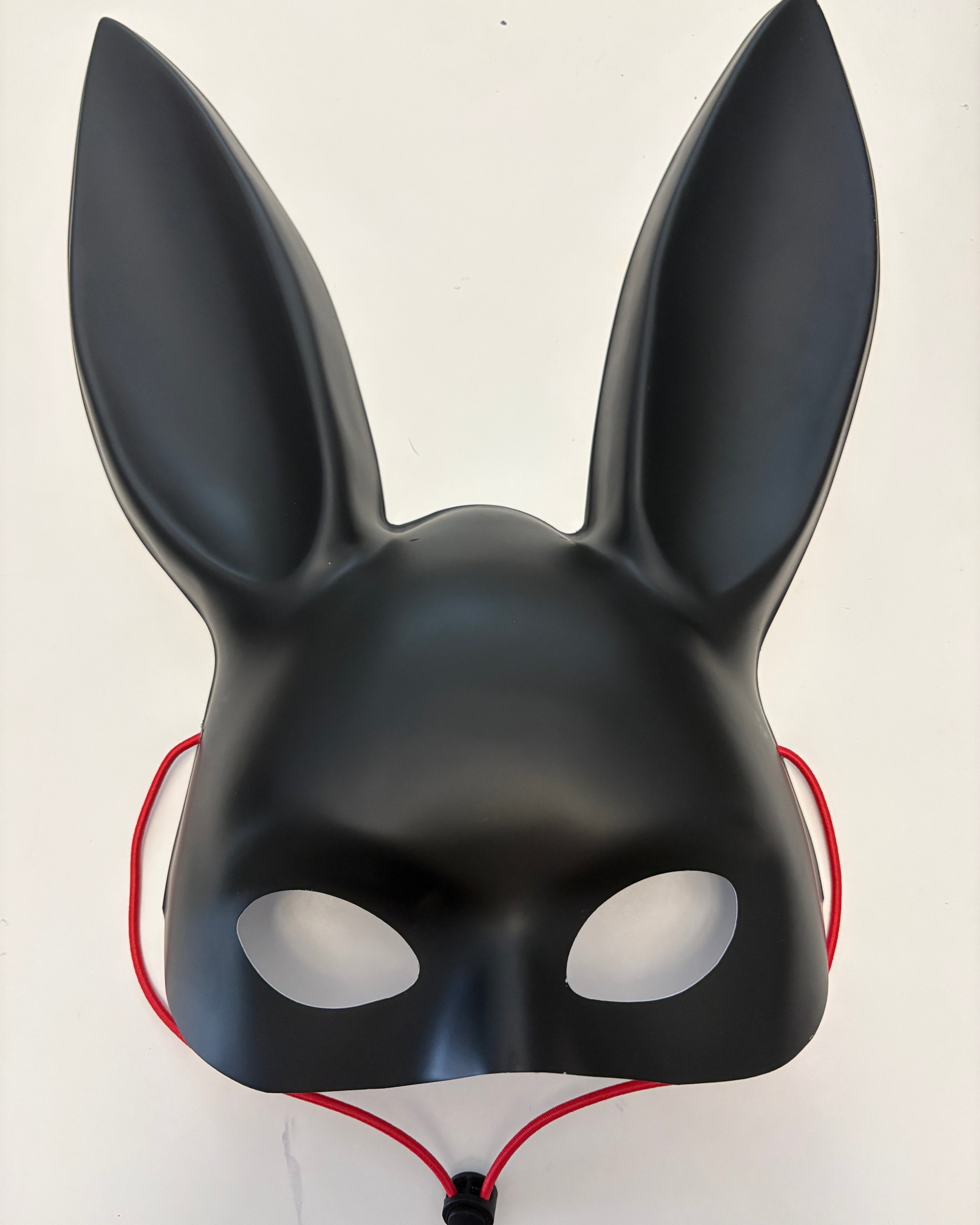 Matt Black Bunny Mask Cosplay Accessories