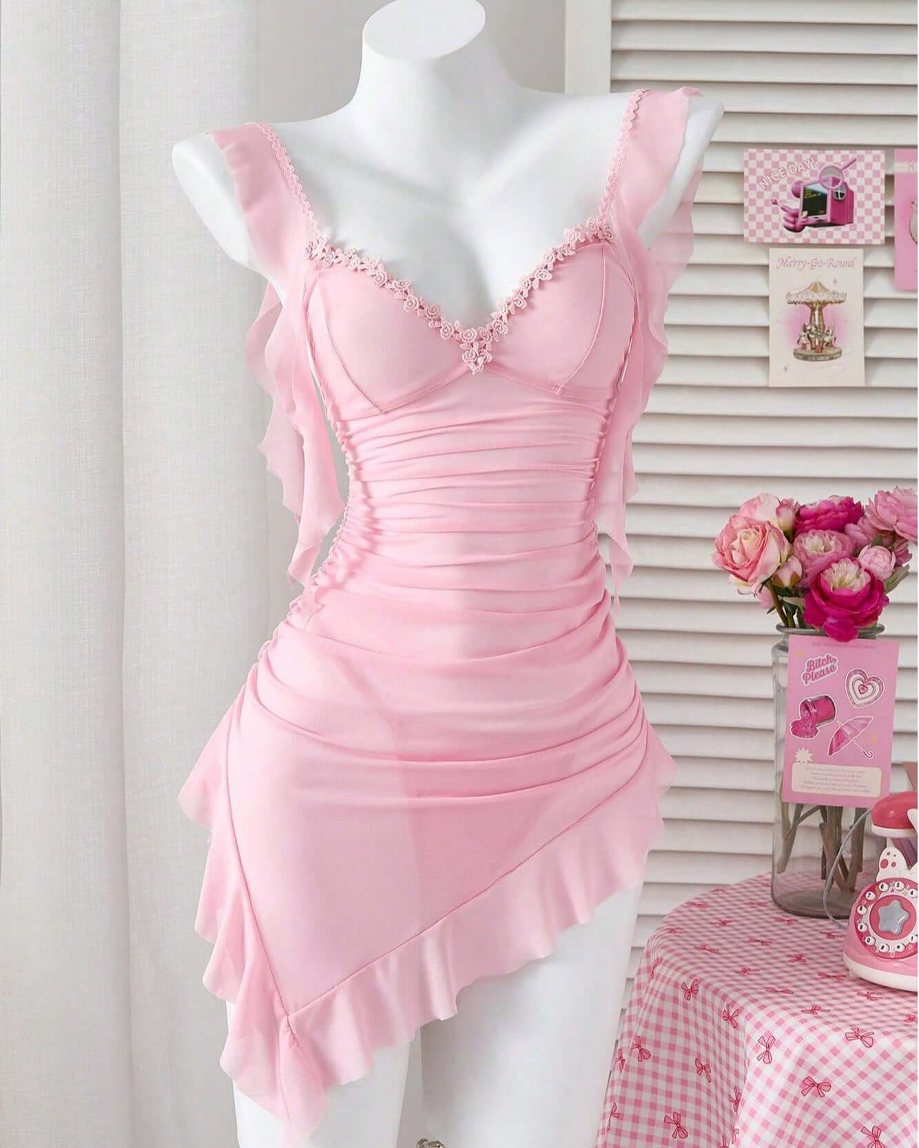Pink Lingerie Dress from The Blackmarket