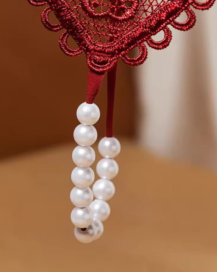 Eat Your Heart Out - Pearl G'string - The Blackmarket Lingerie