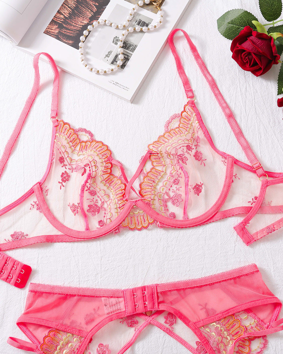 Romantic Pink Lace Bra from The Blackmarket Lingerie