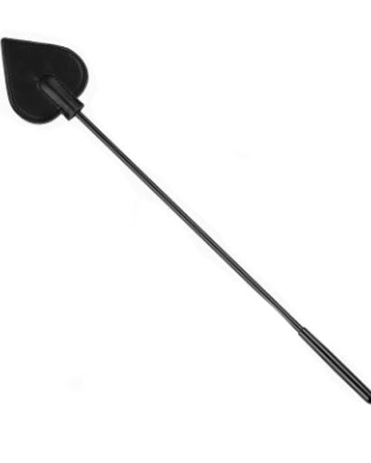 Heart shaped leather whip crop from The Blackmarket Lingerie