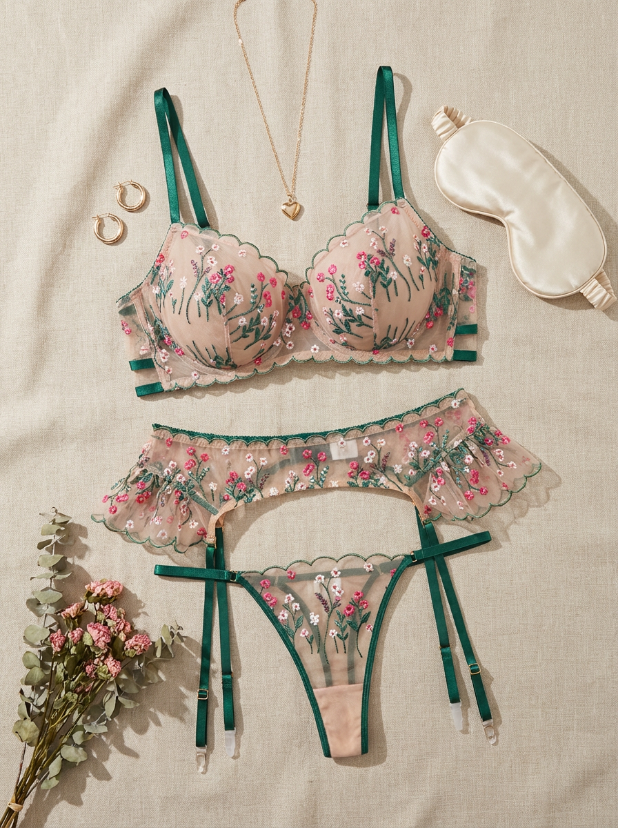 Curvy Plus Size Lace Lingerie Set Australia