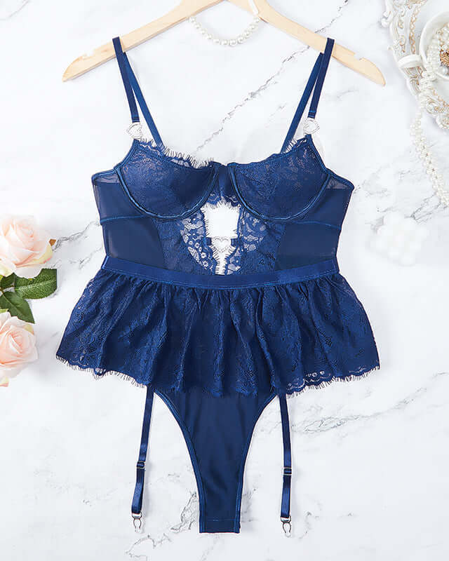 Navy Blue Plus Size Sexy Lingerie from The Blackmarket