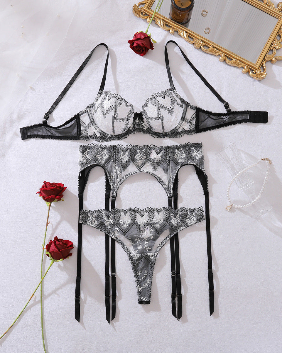 Black and White Lingerie Set from The Blackmarket 