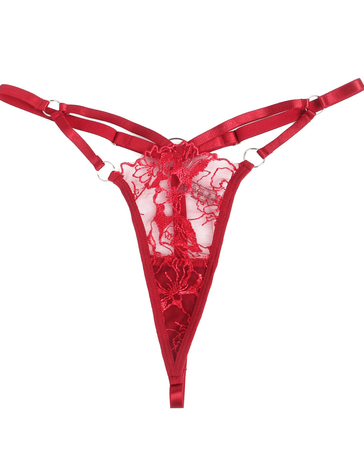 Lace Detail of G'String from Knock em Dead Curvy lingerie set