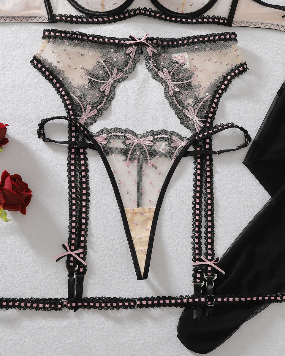Close up detail of the Secret Admirer Lingerie Set