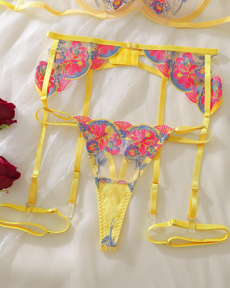 Details of the Sunset Seduction Lingerie Set from The Blackmarket Lingerie