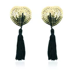 Blessing In Disguise - Sequin Nipple Covers with Tassels - The Blackmarket Lingerie and Swimwear