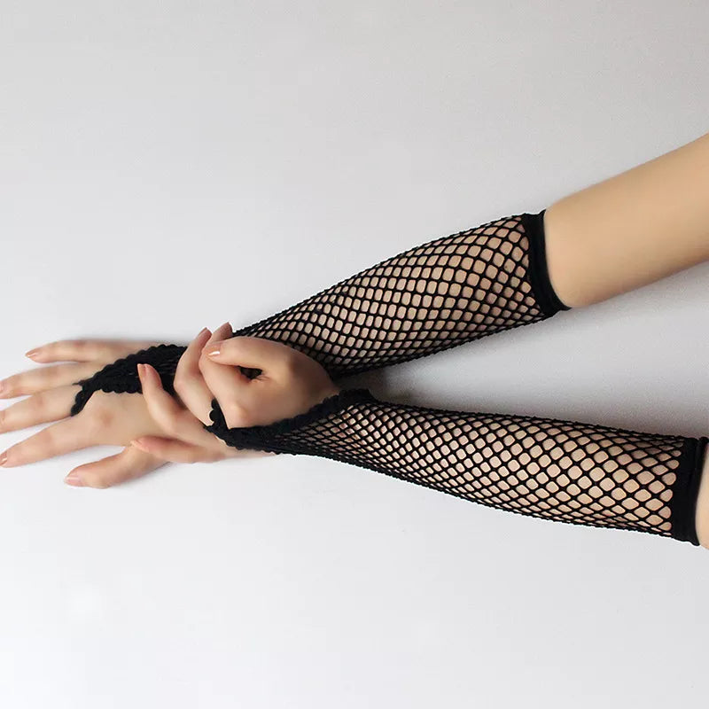 Sexy Fishnet Gloves