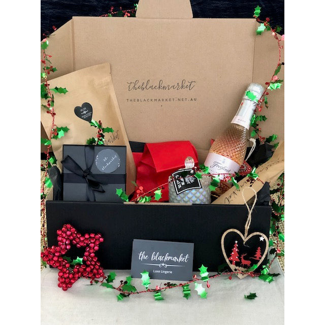 Treat Me - Lovers Xmas Gift Box - The Blackmarket Lingerie and Swimwear