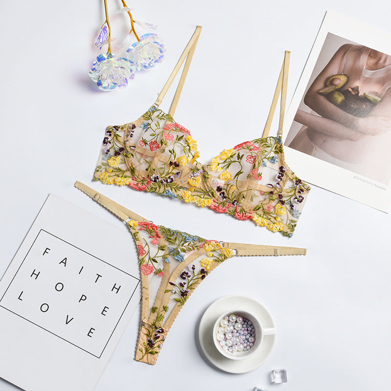 The Birds and the Bees - Lace Bra and G - The Blackmarket Lingerie and Swimwear