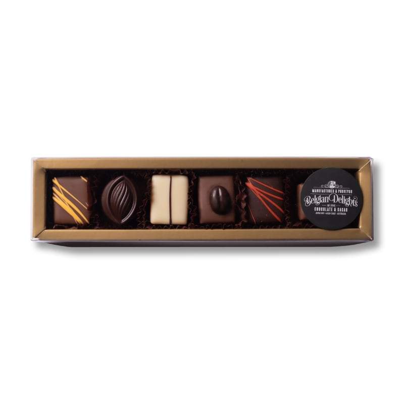 Deluxe Chocolates - Assorted Box - Six pieces - theblackmarket.net.au